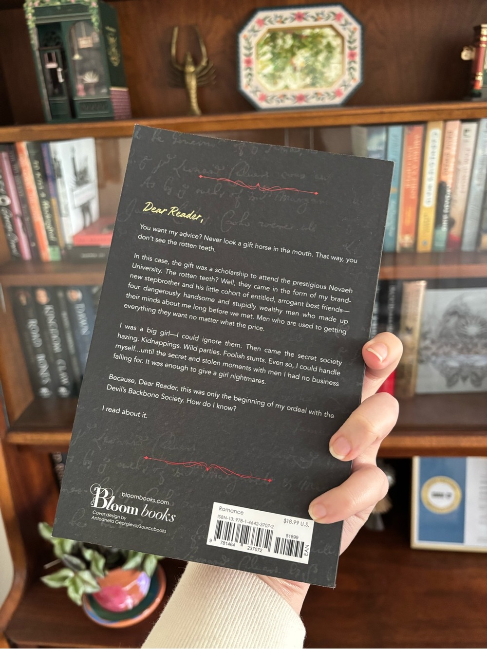 Dear Reader by Tate James - Black & Red Paperback Sprayed Edges - Picture 3 of 3